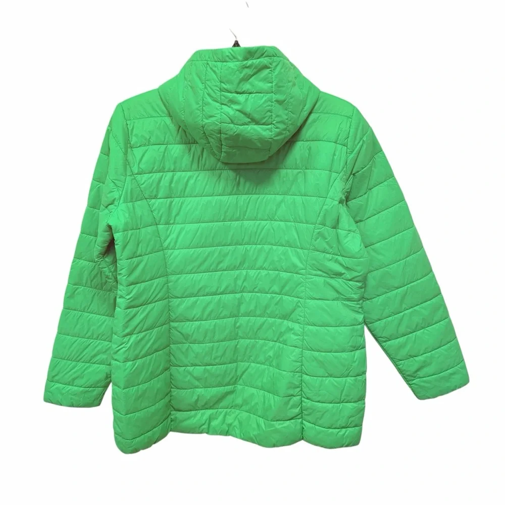 Torrid Packable Puffer Jacket Green Size 00 (L)